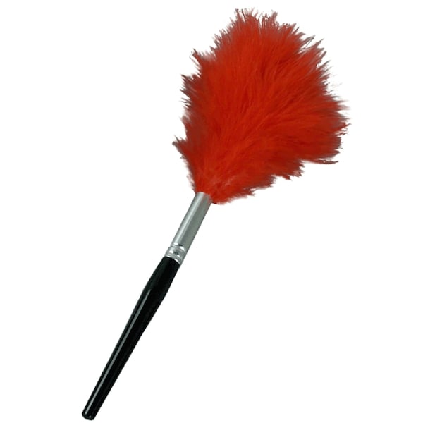 Red Feather Fingerprint Dusting Brush, PK12